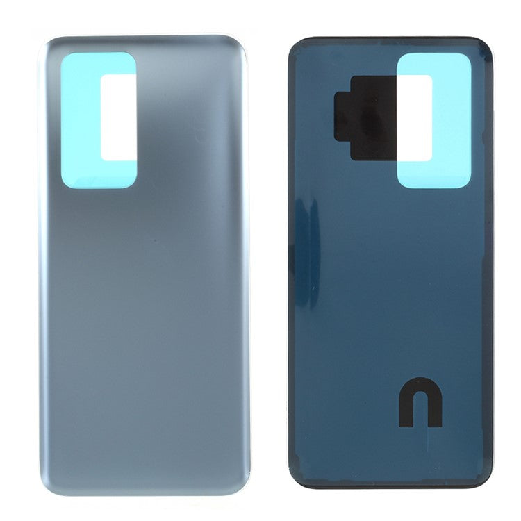 Battery Housing Back Cover with Adhesive Sticker for Huawei P40 Pro - Silver