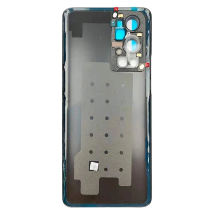 For OnePlus 9 Pro 5G OEM Battery Housing Cover Repair Part + Camera Lens Cover - Silver