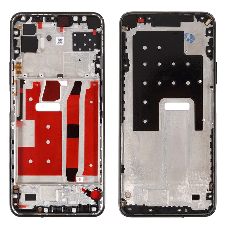 OEM Middle Plate Frame Repair Part for Huawei nova 7 SE / P40 Lite 5G - Black