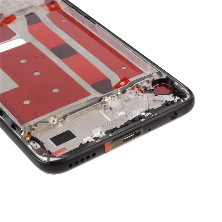 OEM Middle Plate Frame Repair Part for Huawei nova 7 SE / P40 Lite 5G - Black
