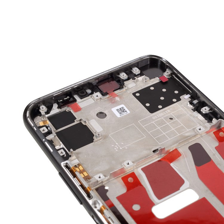 OEM Middle Plate Frame Repair Part for Huawei nova 7 SE / P40 Lite 5G - Black