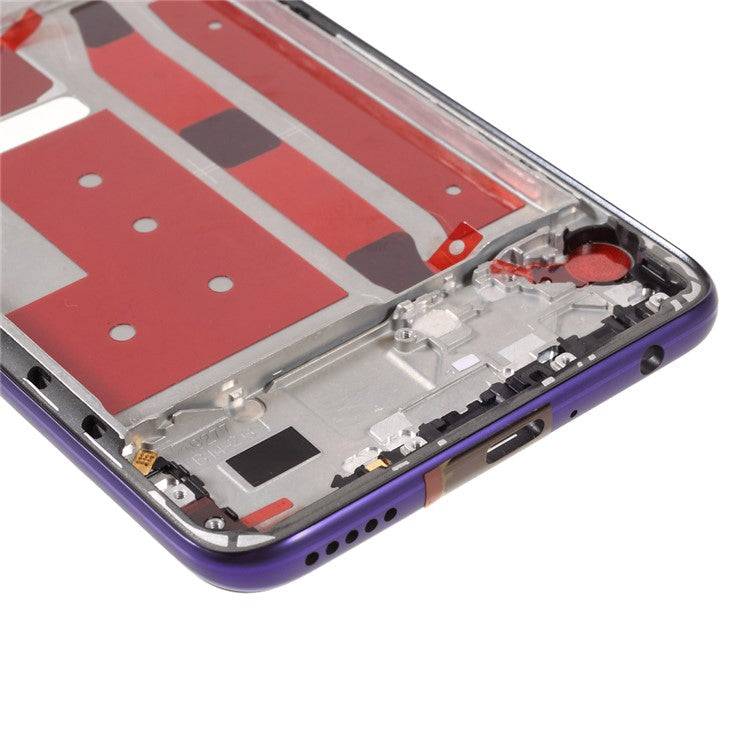 OEM Middle Plate Frame Repair Part for Huawei nova 7 SE / P40 Lite 5G - Purple