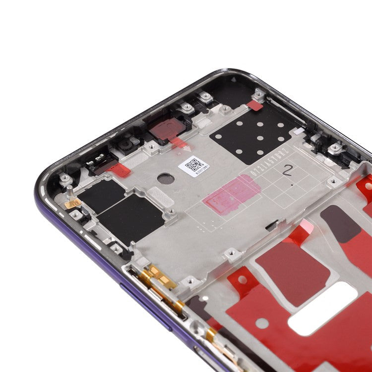 OEM Middle Plate Frame Repair Part for Huawei nova 7 SE / P40 Lite 5G - Purple