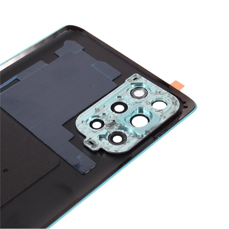 OEM Back Battery Cover Door Case Housing Replacement with Camera Lens Ring Cover for OnePlus 8T - Green