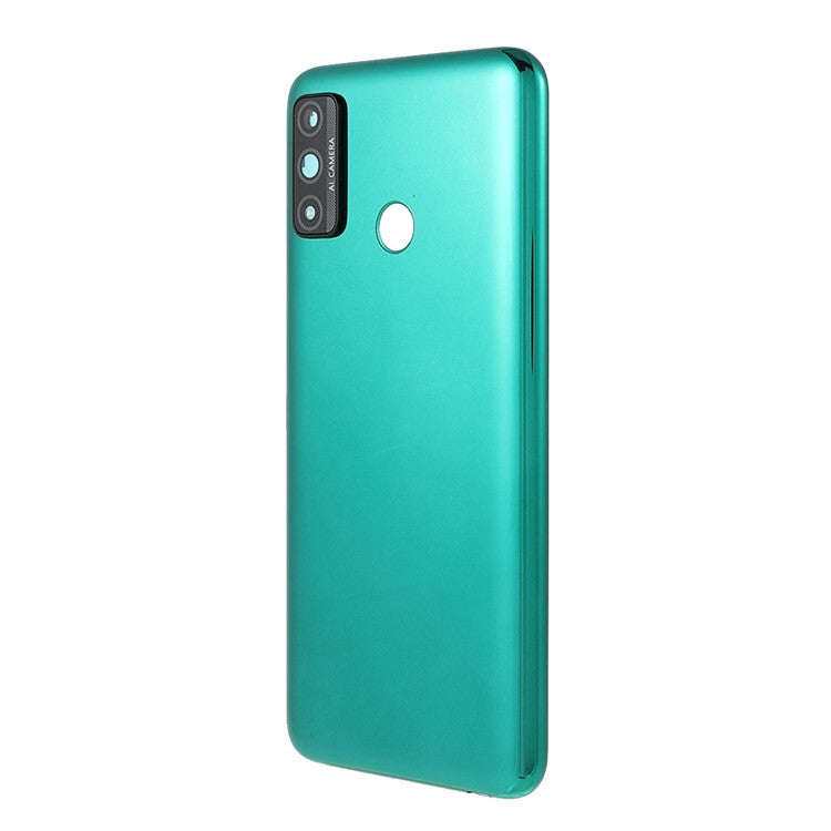 OEM Battery Back Cover Rear Door Housing Replacement with Camera Lens Ring Cover for Huawei P smart 2020 - Green