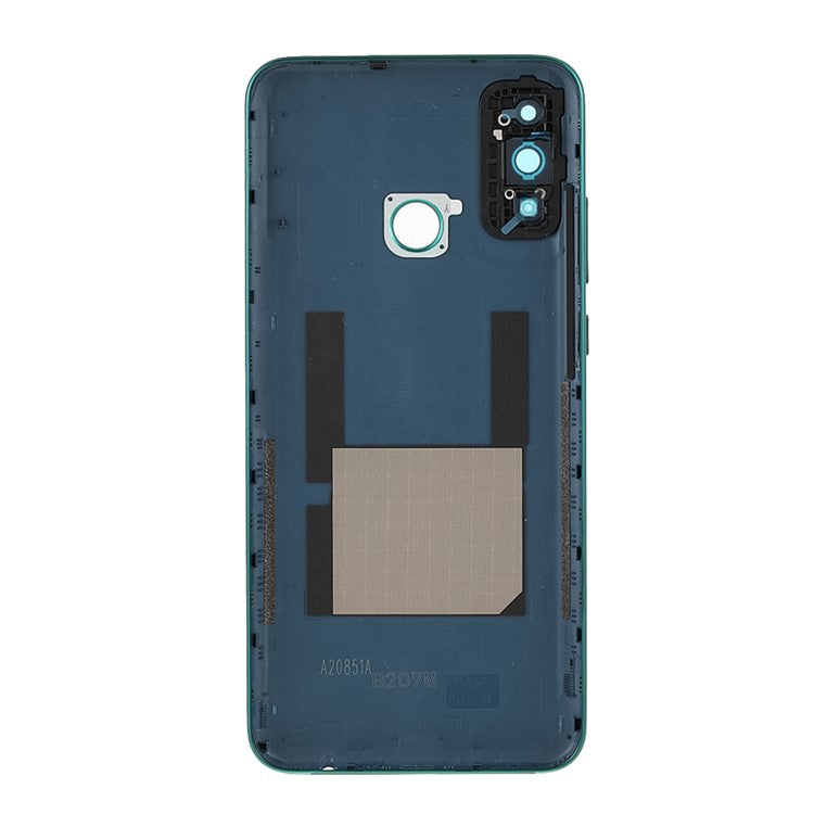 OEM Battery Back Cover Rear Door Housing Replacement with Camera Lens Ring Cover for Huawei P smart 2020 - Green