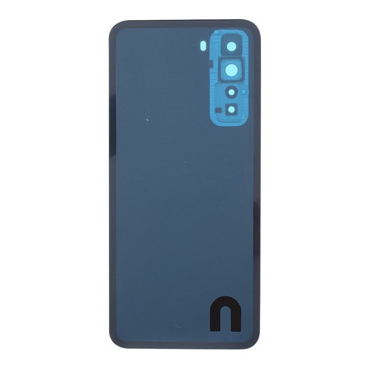 Housing Battery Door Back Cover with Camera Ring Cover Replacement (without Logo) for Huawei P40 Lite 5G - Space Silver