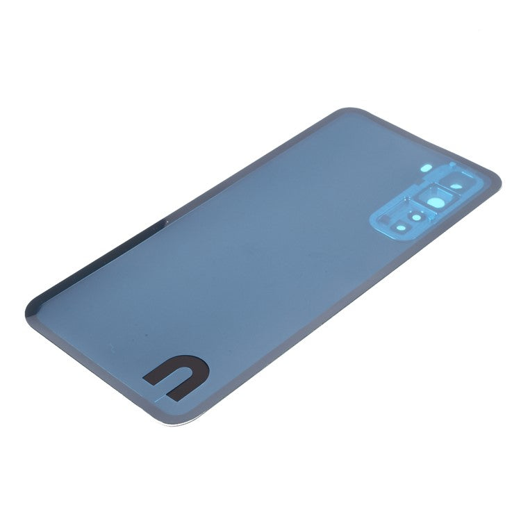 Housing Battery Door Back Cover with Camera Ring Cover Replacement (without Logo) for Huawei P40 Lite 5G - Space Silver