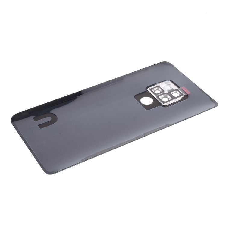 For Huawei Mate 20 Housing Battery Door Back Cover Replacement Parts with Camera Ring Cover (without Logo) - Blue