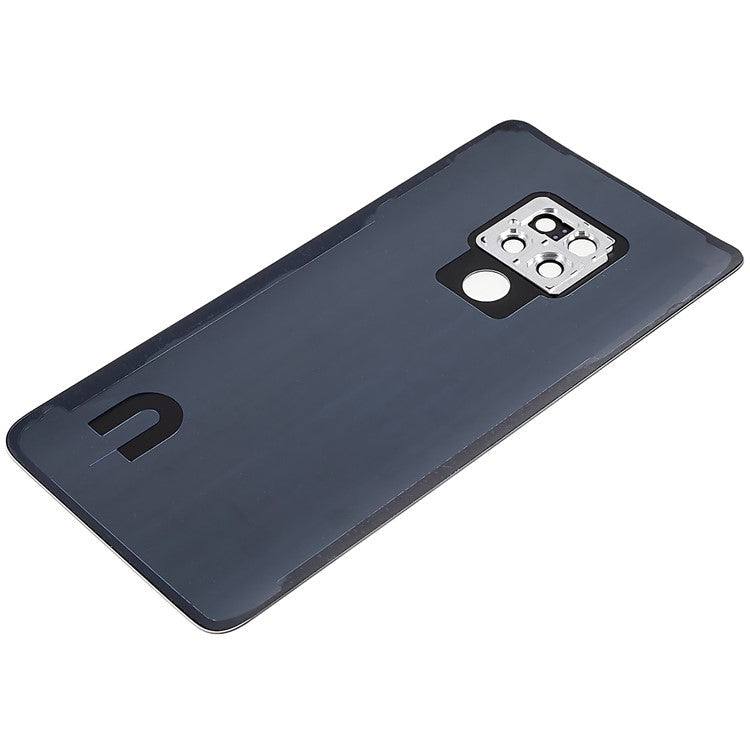 For Huawei Mate 20 Housing Battery Door Back Cover Replacement Parts with Camera Ring Cover (without Logo) - Sapphire