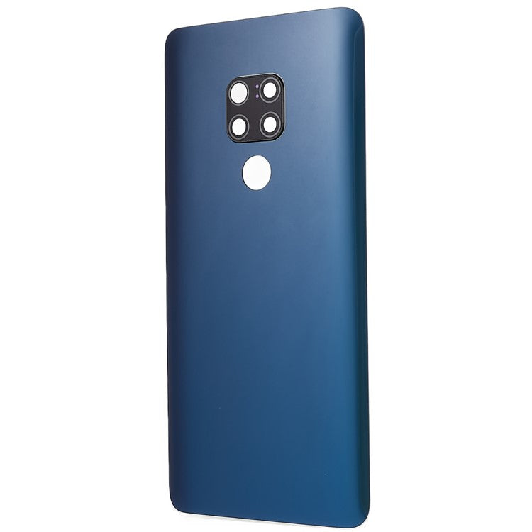 For Huawei Mate 20 Housing Battery Door Back Cover Replacement Parts with Camera Ring Cover (without Logo) - Sapphire