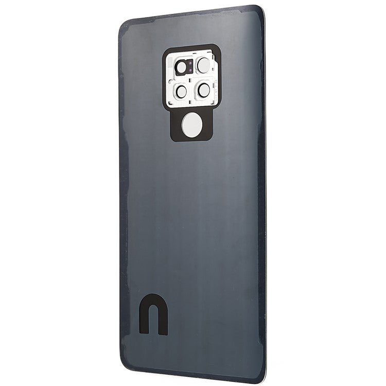 For Huawei Mate 20 Housing Battery Door Back Cover Replacement Parts with Camera Ring Cover (without Logo) - Sapphire
