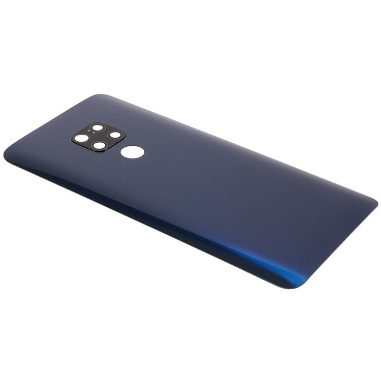 For Huawei Mate 20 Housing Battery Door Back Cover Replacement Parts with Camera Ring Cover (without Logo) - Sapphire