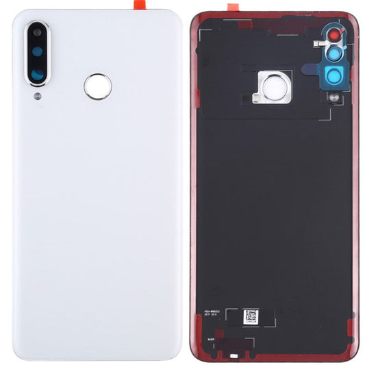 For Huawei P30 Lite (48MP) Battery Back Door Cover Replacement with Camera Ring Cover (without Logo) - White