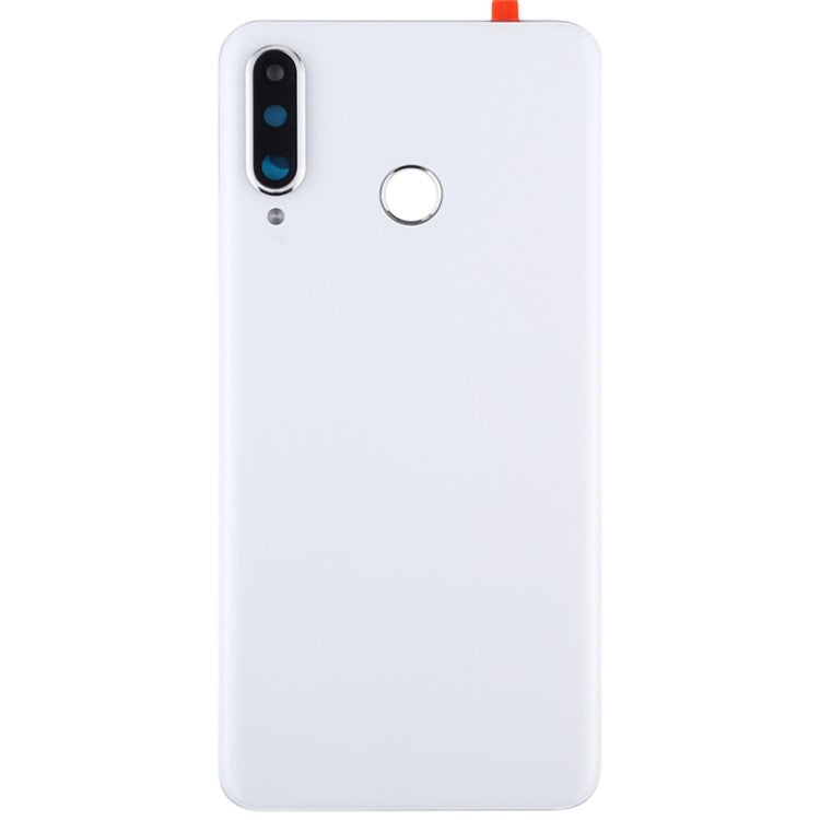 For Huawei P30 Lite (48MP) Battery Back Door Cover Replacement with Camera Ring Cover (without Logo) - White