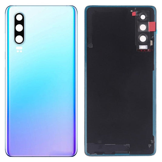 For Huawei P30 Battery Back Cover Rear Housing with Camera Lens Cover Part (without Logo) - Colorful