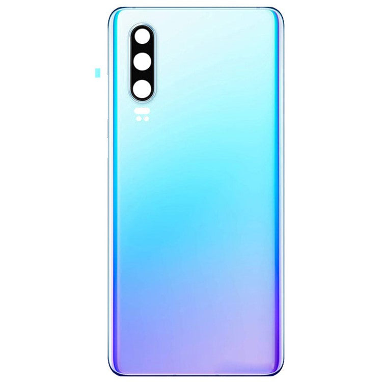 For Huawei P30 Battery Back Cover Rear Housing with Camera Lens Cover Part (without Logo) - Colorful