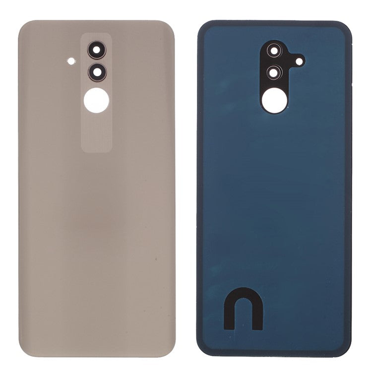 Back Battery Housing Cover with Camera Ring Lens Cover Part (without Logo) for Huawei Mate 20 Lite - Gold