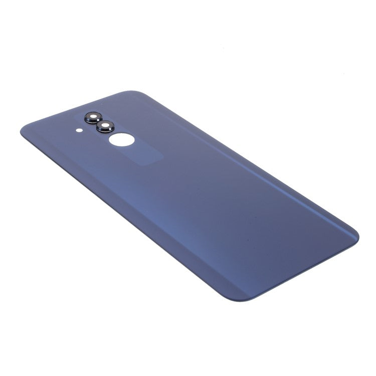 Back Battery Housing Cover with Camera Ring Lens Cover Part (without Logo) for Huawei Mate 20 Lite - Blue
