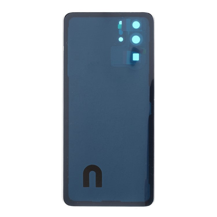 For Huawei P30 Pro Back Battery Housing Cover with Camera Ring Lens Cover Spare Part (without Logo) - Aurora Blue