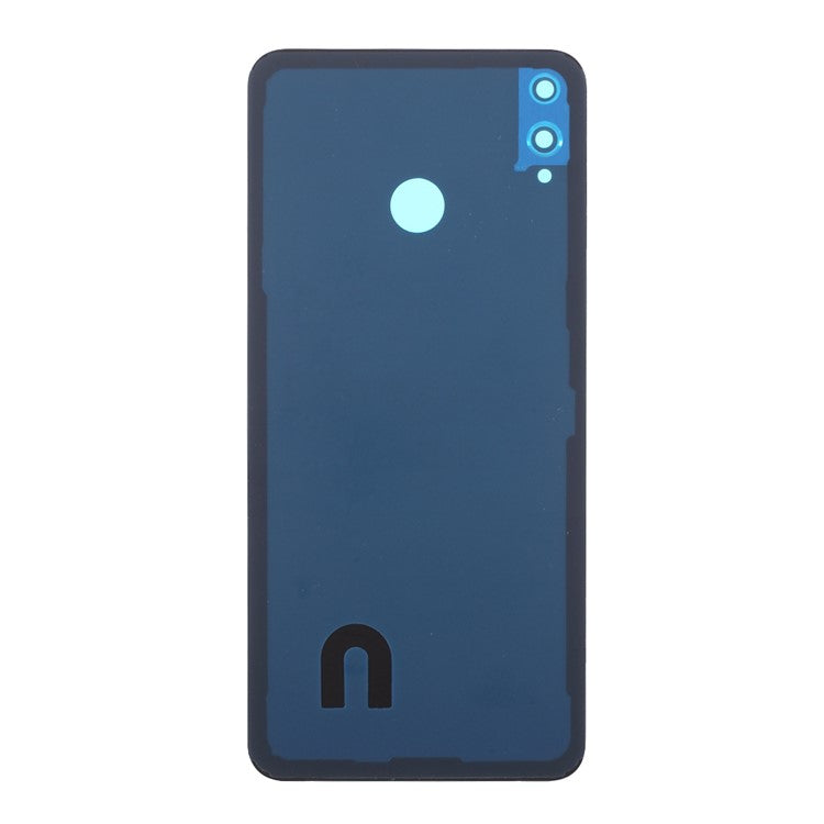 Battery Housing Back Cover with Camera Ring Lens Cover Replacement (without Logo) for Huawei Honor 8X - Blue