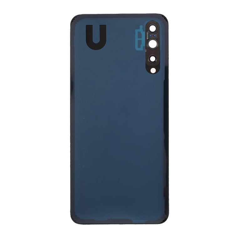 Battery Housing Back Cover with Camera Ring Lens Cover Replacement Part (without Logo) for Huawei P20 Pro - Blue