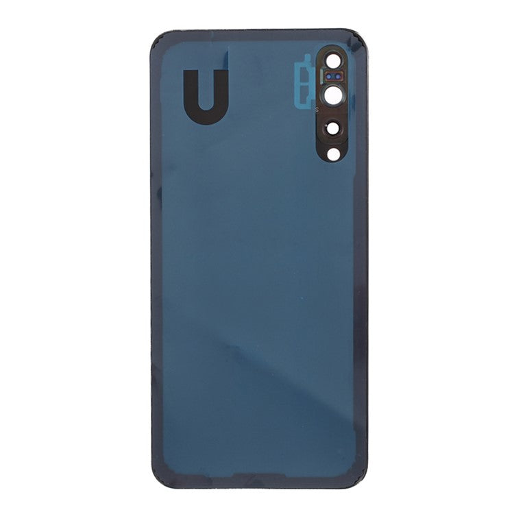 Battery Housing Back Cover with Camera Ring Lens Cover Replacement Part (without Logo) for Huawei P20 Pro - Black
