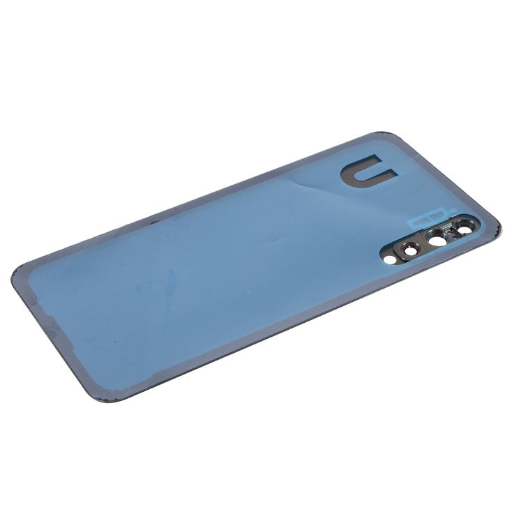 Battery Housing Back Cover with Camera Ring Lens Cover Replacement Part (without Logo) for Huawei P20 Pro - Black