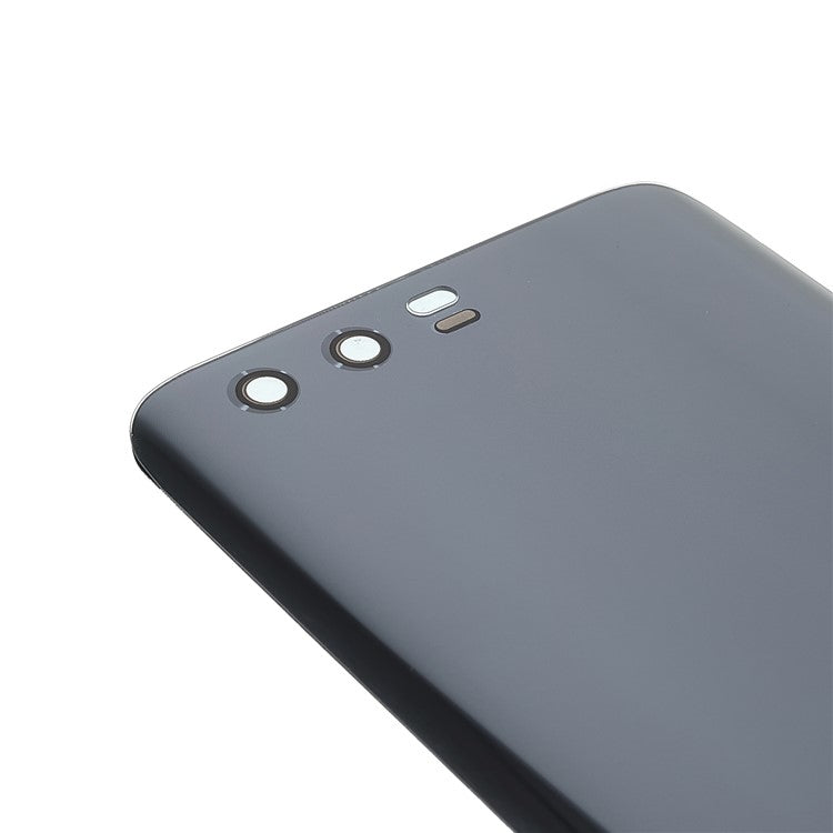 Housing Battery Door Back Cover Replacement Parts with Camera Ring Cover (without Logo) for Huawei Honor 9 - Grey
