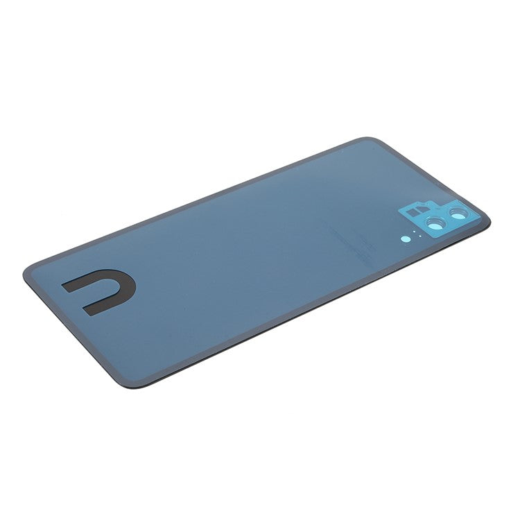 Battery Back Rear Cover Housing Door Replacement with Camera Ring Cover (without Logo) for Huawei P20 - Black