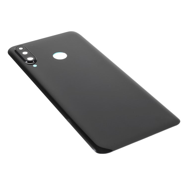Back Battery Housing Cover with Camera Ring Lens Cover Part (without Logo) for Huawei P30 Lite (24MP) - Black