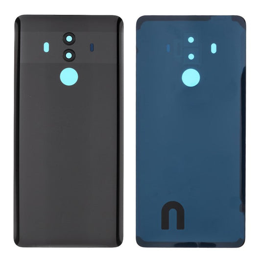 Back Battery Housing Cover with Camera Ring Lens Cover Part (without Logo) for Huawei Mate 10 Pro - Black