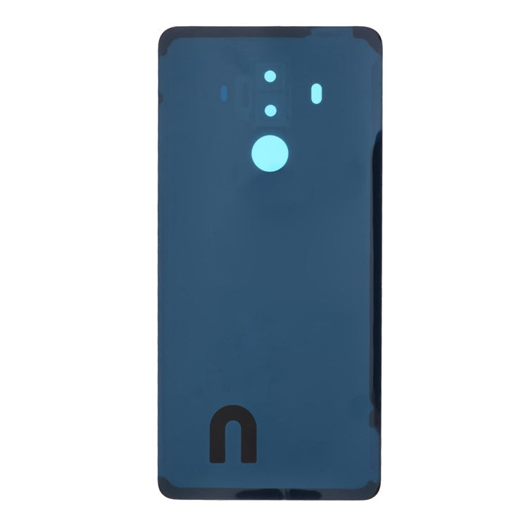 Back Battery Housing Cover with Camera Ring Lens Cover Part (without Logo) for Huawei Mate 10 Pro - Black