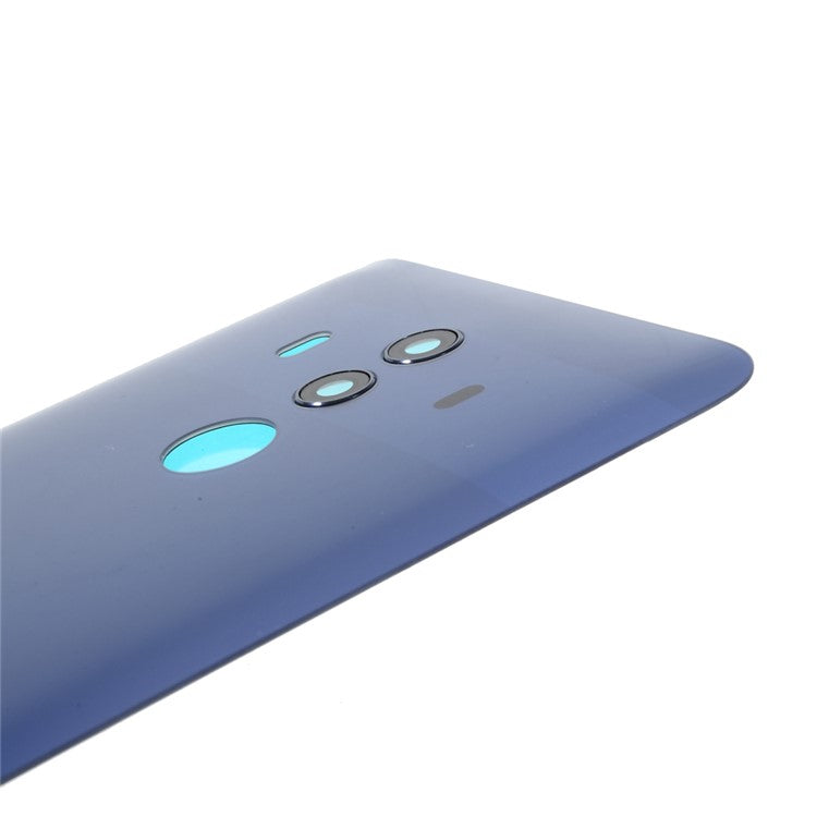 Back Battery Housing Cover with Camera Ring Lens Cover Part (without Logo) for Huawei Mate 10 Pro - Blue