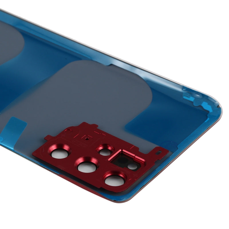 For Samsung Galaxy S20 Plus 4G Housing Battery Door Back Cover with Camera Ring Cover (without Logo) - Red