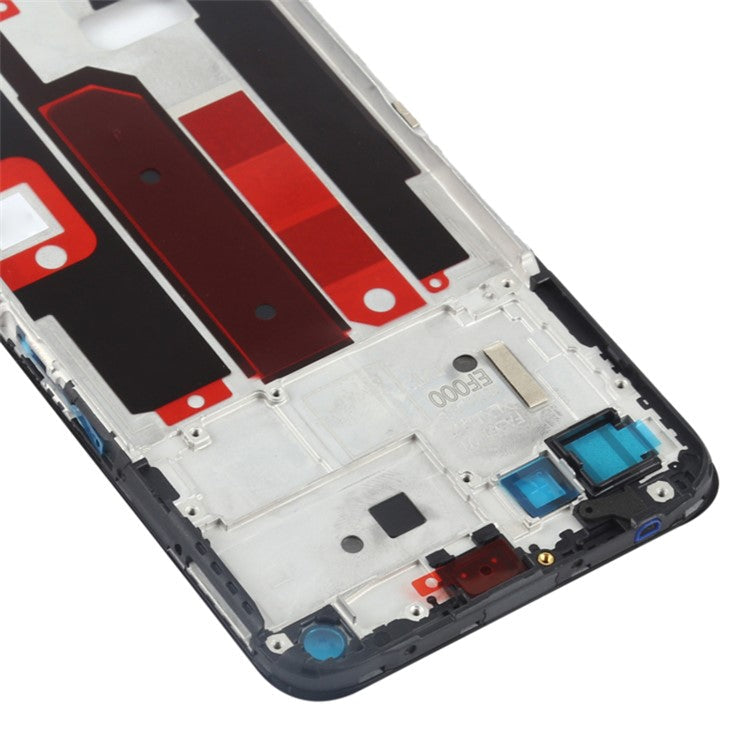 For Oppo A93 5G Middle Plate Frame Repair Part (A-Side) (without Logo) - Black