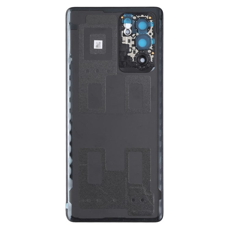 For Oppo Reno6 Pro 5G PEPM00, CPH2249 OEM Back Battery Housing Cover with Camera Ring Lens Cover Part - Black