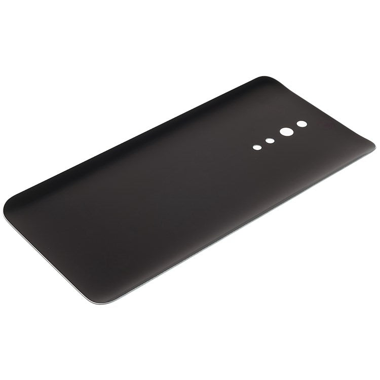 For Oppo Reno Z Back Battery Housing Cover Cell Phone Replacement Parts (without Logo) - Black