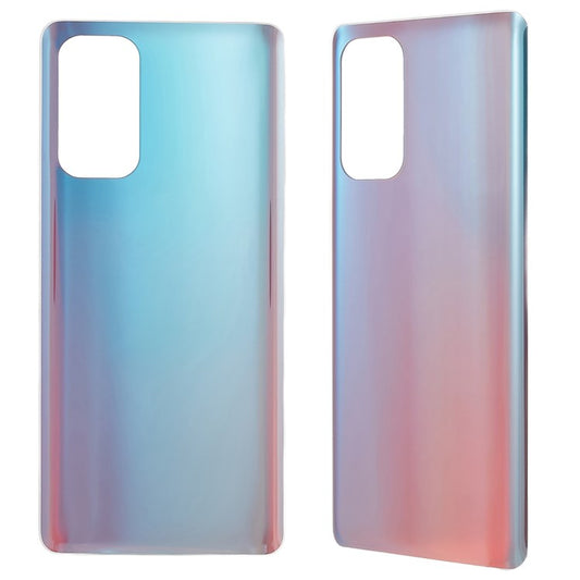 For Oppo Reno5 Pro 5G Back Battery Housing Cover Replacement Part (without Logo) - Silver