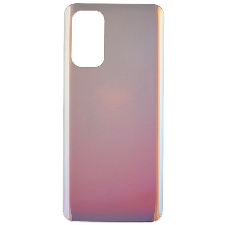 For Oppo Reno5 4G/5G Phone Replacement Back Battery Housing Cover (without Logo) - Silver