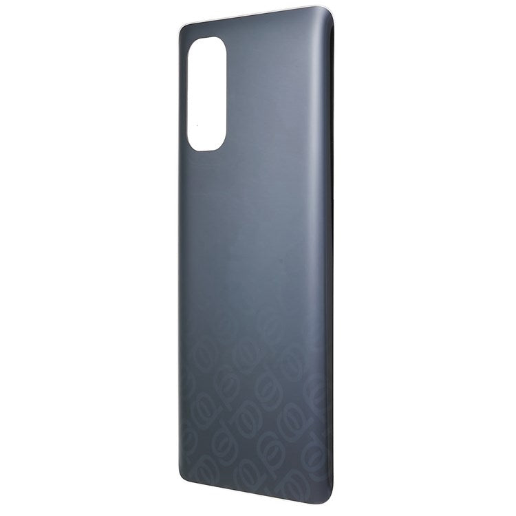 For Oppo Reno4 Pro 5G Cellphone Back Battery Housing Cover Replacement Parts (without Logo) - Black