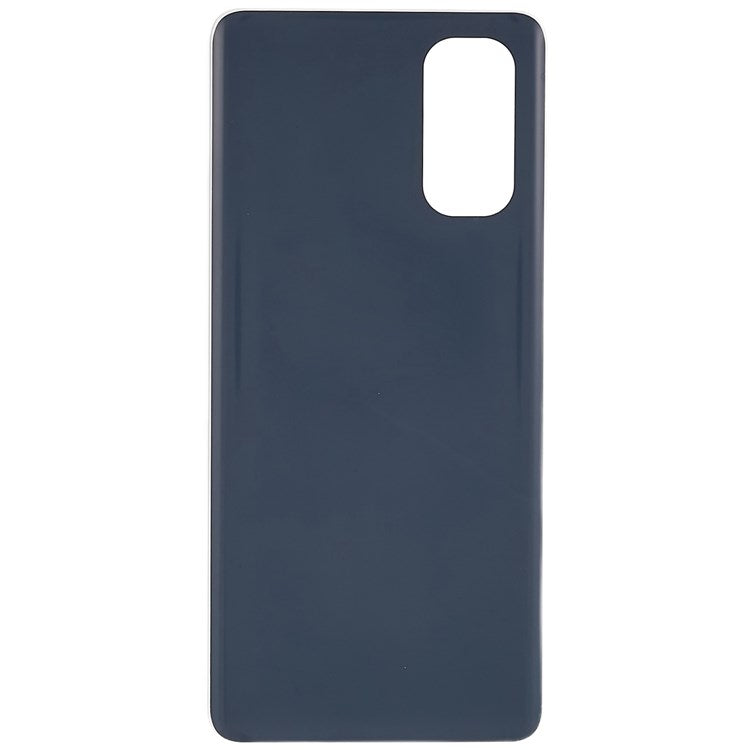 For Oppo Reno4 Pro 5G Cellphone Back Battery Housing Cover Replacement Parts (without Logo) - White