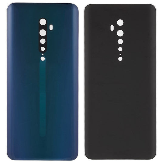 For Oppo Reno2 Phone Back Battery Housing Cover Replacement Parts (without Logo) - Green