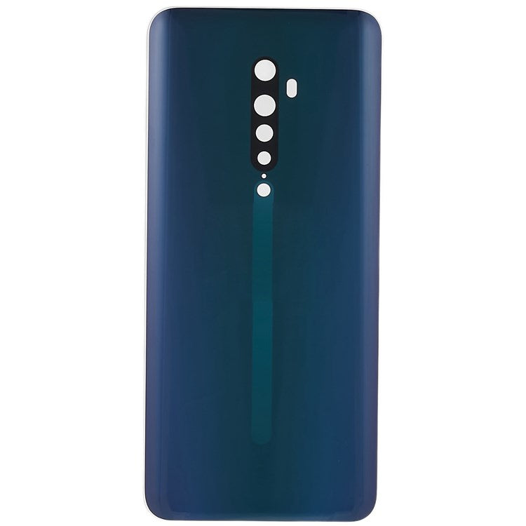 For Oppo Reno2 Phone Back Battery Housing Cover Replacement Parts (without Logo) - Green