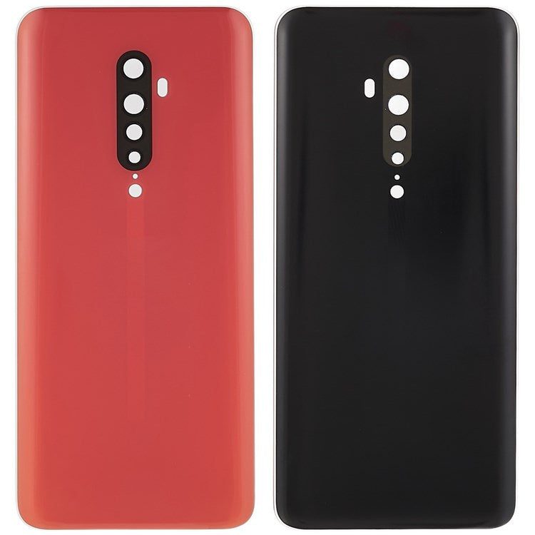 For Oppo Reno2 Phone Back Battery Housing Cover Replacement Parts (without Logo) - Orange