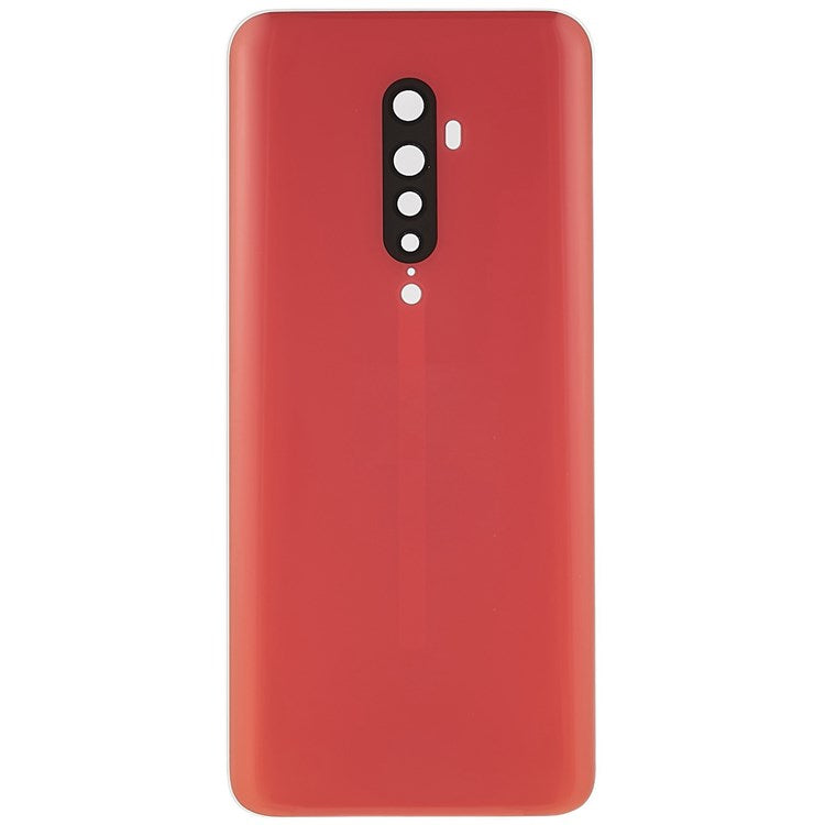 For Oppo Reno2 Phone Back Battery Housing Cover Replacement Parts (without Logo) - Orange