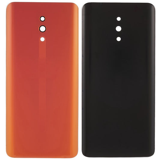 For Oppo Reno / Reno 5G Back Battery Housing Cover Replacement Parts (without Logo) - Orange
