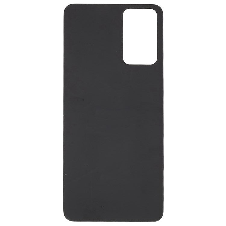For Oppo Reno6 5G Back Battery Housing Cover Phone Replacement Parts (without Logo) - Black