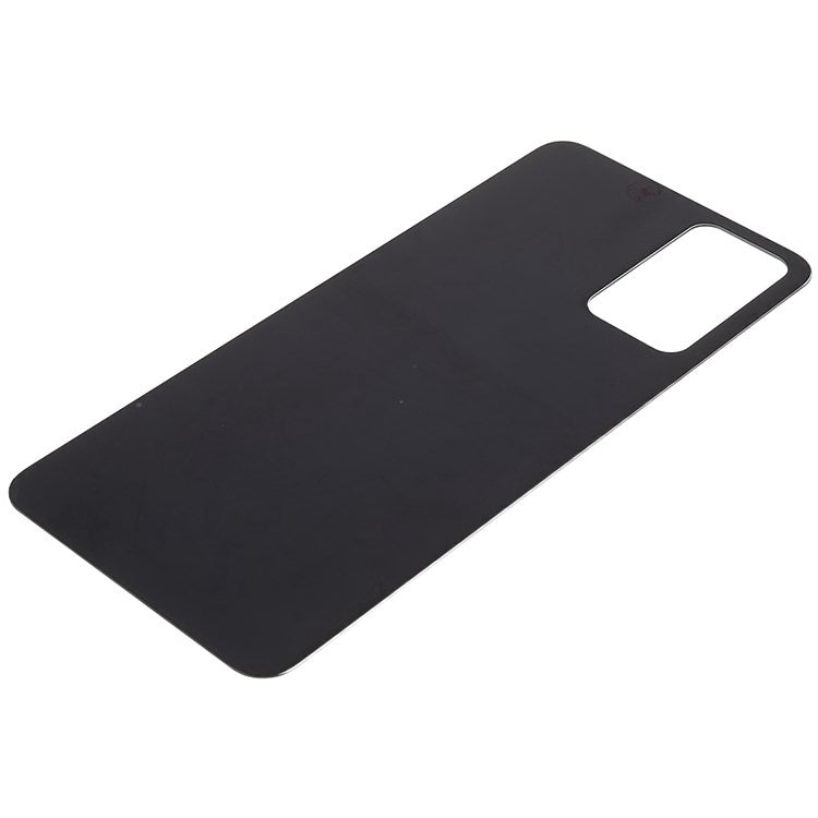 For Oppo Reno6 5G Back Battery Housing Cover Phone Replacement Parts (without Logo) - Black