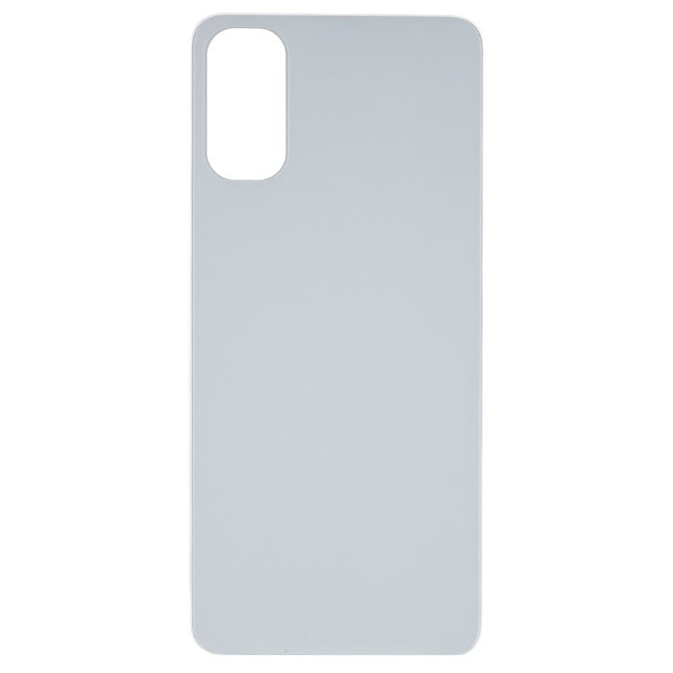 For Oppo Reno4 4G Phone Back Battery Housing Cover Replacement Parts (without Logo) - White